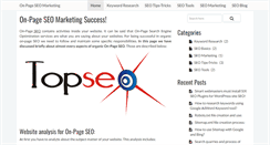 Desktop Screenshot of onpageseomarketing.com