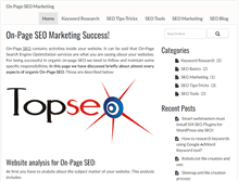 Tablet Screenshot of onpageseomarketing.com